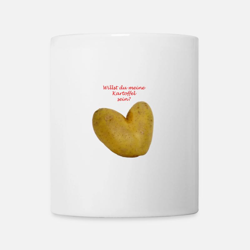 Karoffelherz2 - Tasse - Weiß