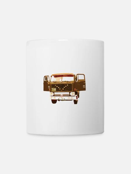 Lkw - Tasse - Weiß