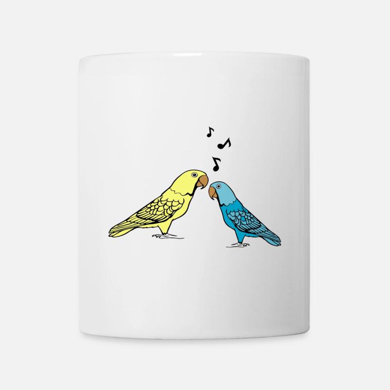 Budgie Wellensittich - Tasse - Weiß