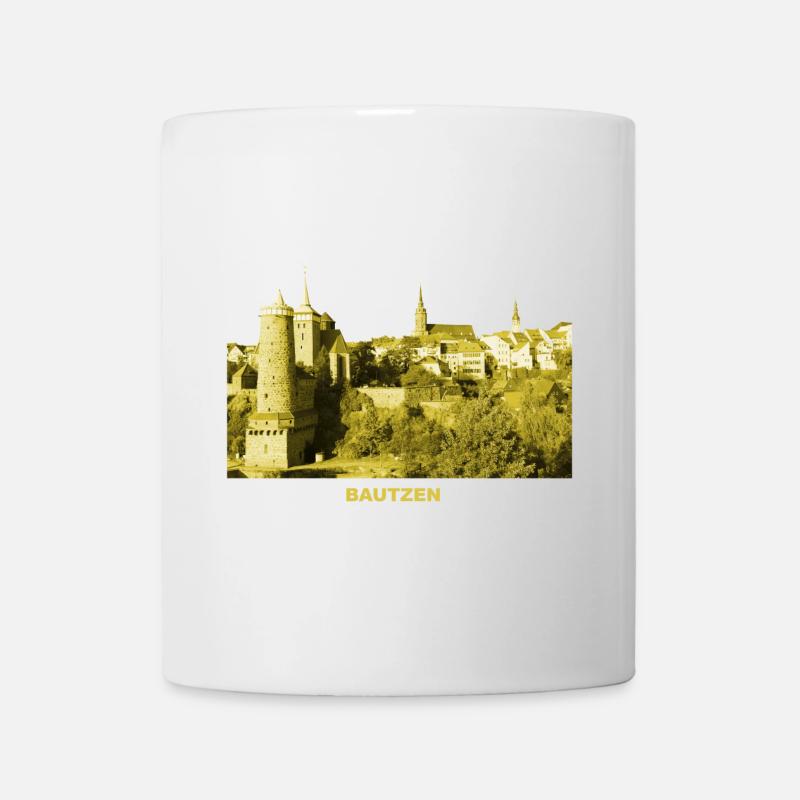 Bautzen Oberlausitz Sachsen Spree Wasserkunst - Tasse - Weiß