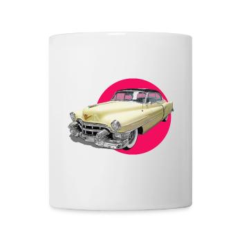 Youngtimer car adore Cadi Chevy Retro Car Oldtime - Mug blanc - blanc - Devant