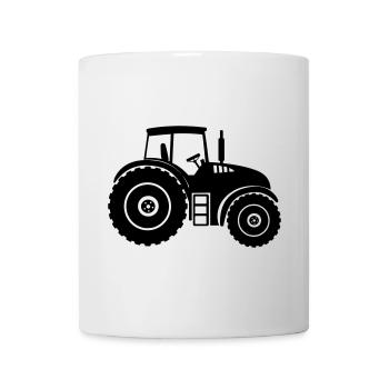 Shade Silhouette Farm Tractor - Mug - white - Front