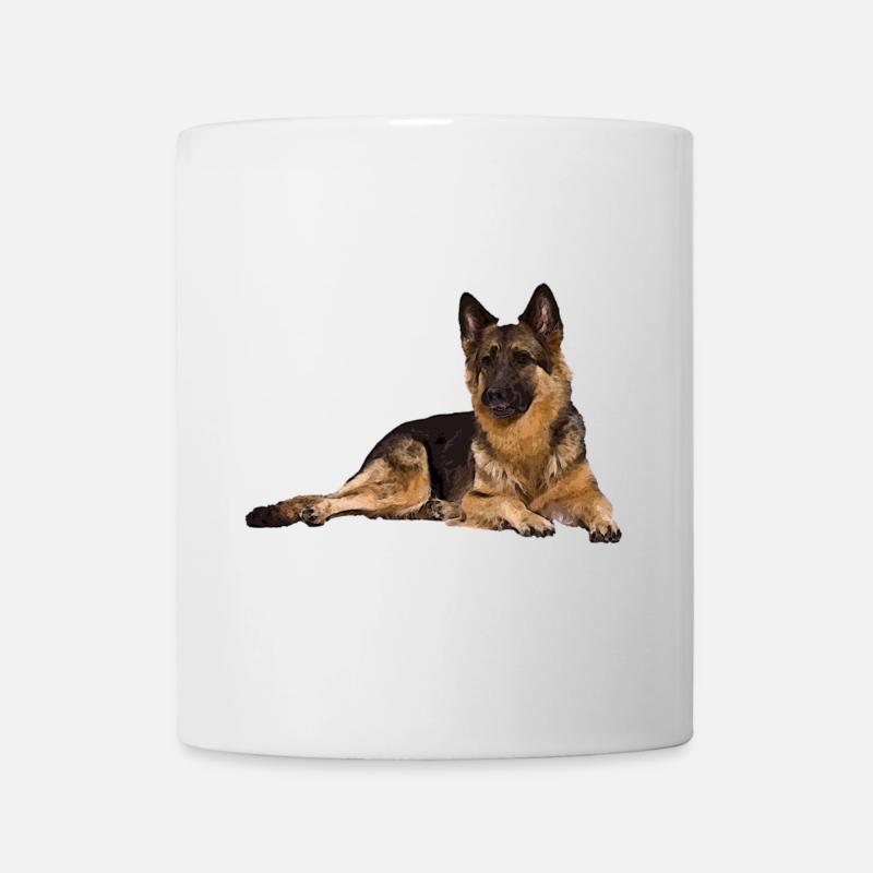 German shepherd dog - Mug - white