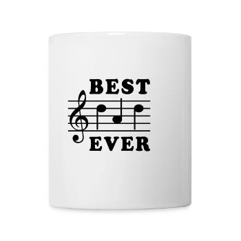 Best Dad Ever Music - Mug - white - Front