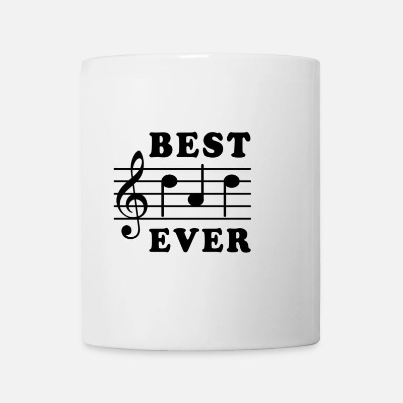Beste Vater-Musik aller Zeiten - Tasse - Weiß