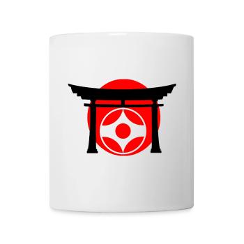 Kyokushin kanku sign in Torii - Mug - white - Front