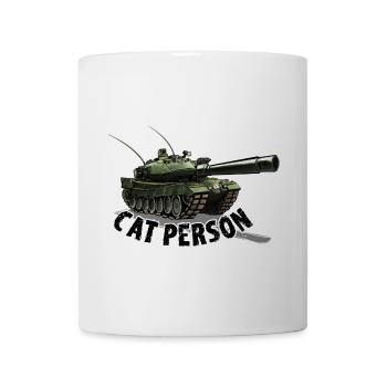 Cat person - Tank - Tasse - Weiß - Vorne