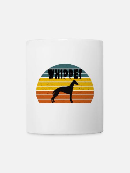 Whippet Silhouette' Cool Dog Whippet - Tasse - Weiß