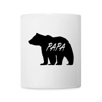 Papa Ours - Mug blanc - blanc - Devant