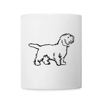 Petit Basset Griffon Vendéen - Mug blanc - blanc - Devant