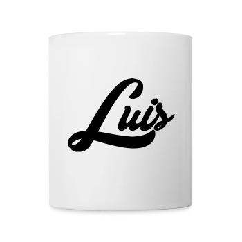 Luis Name Black - Mug - white - Front