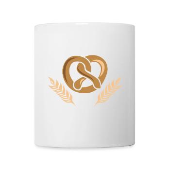 bäcker bäckerei getreide gerste Weizen icon Logo - Tasse - Weiß - Vorne