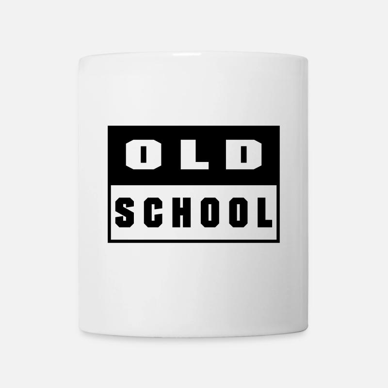 Old School - Mug blanc - blanc