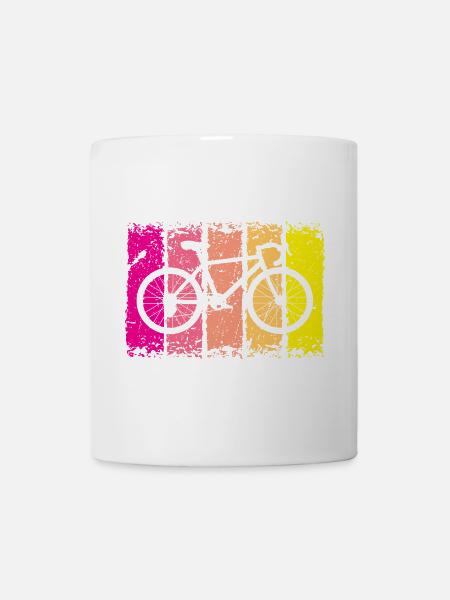 Fahrrad - Tasse - Weiß