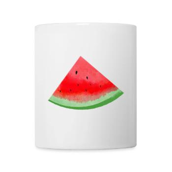 Watermelons piece watercolor - Mug - white - Front