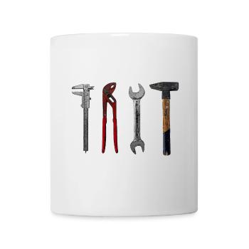 Pince marteau Craftsman pour illustration d’outils - Mug blanc - blanc - Devant