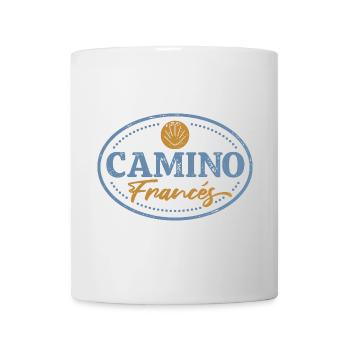 Camino Francés Pilgrim Stamp | Santiago - Mug - white - Front