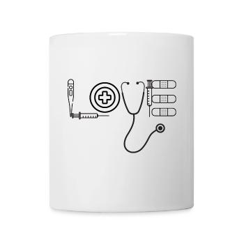 Nursing Nurse Nurse LOVE Medicine - Mug - white - Front