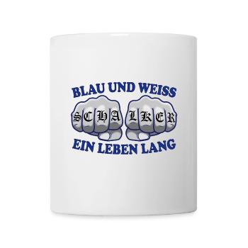 Schalker Ruhrgebiet Ruhrpott Blau Weiß Geschenk - Tasse - Weiß - Vorne