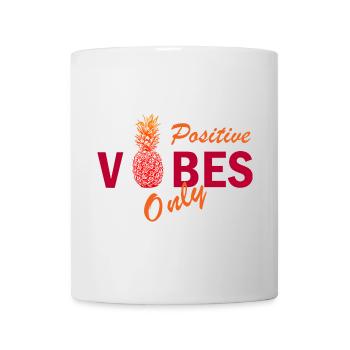 vibrations positives uniquement - Mug blanc - blanc - Devant