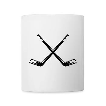 eishockey schläger spiel game hockey icon - Tasse - Weiß - Vorne