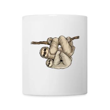 Sloth Mother Baby Sloth Love Shirt - Mug - white - Front