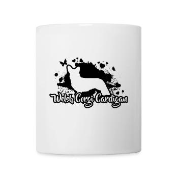 WELSH CORGI CARDIGAN Chien Chien Wilsigns - Mug blanc - blanc - Devant