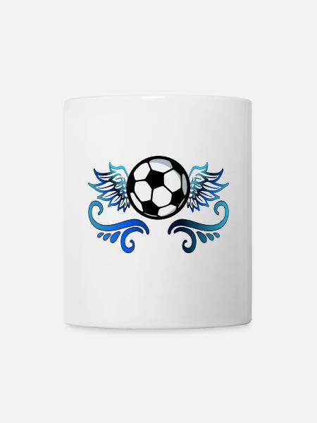 FOOTBALL FOOTBALL FOOTBALLEUR CLUB DE FOOTBALL - Mug blanc - blanc