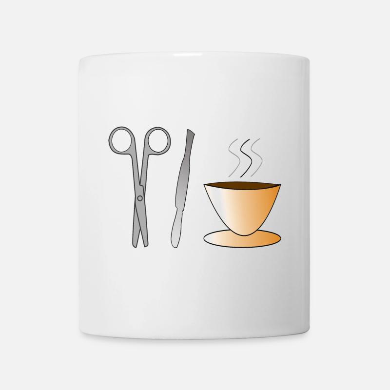Chirurg Chirurgin Chirurgie OP Kaffee Geschenk - Tasse - Weiß