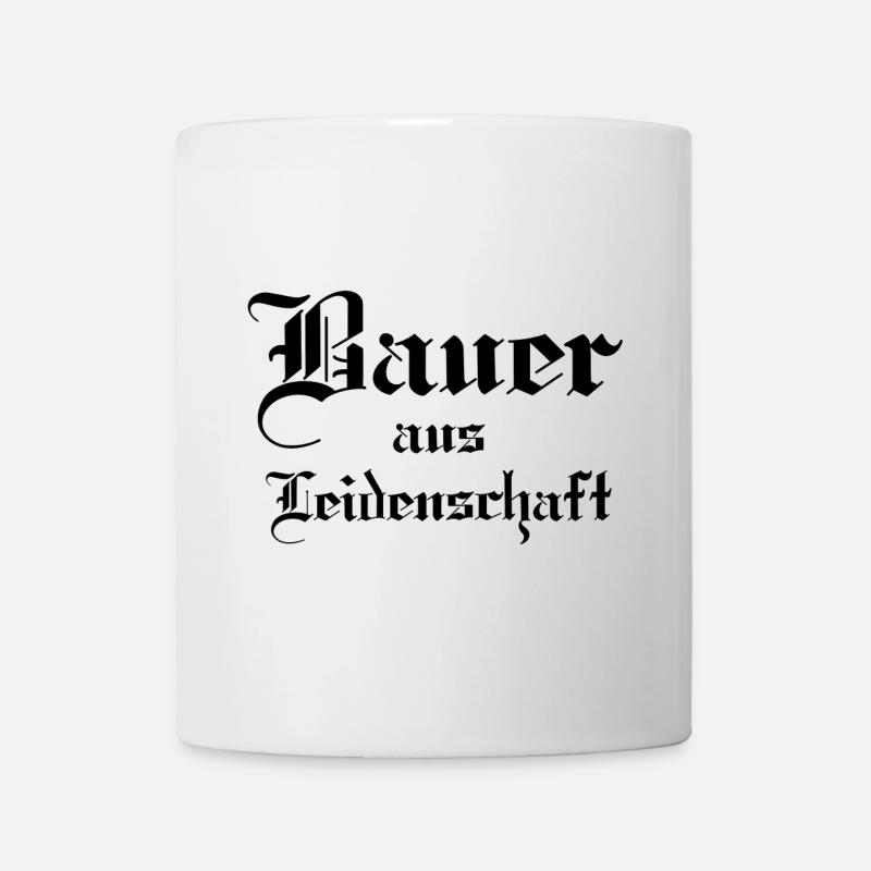 Bauer aus Leidenschaft - Tasse - Weiß