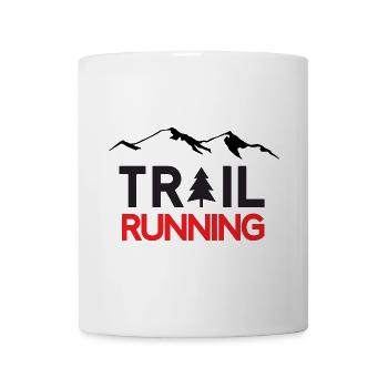 Trail Running - Mug blanc - blanc - Devant