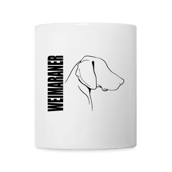 WEIMARANER Profil Chiens Chiens Chiens de chasse Wilsigns - Mug blanc - blanc - Devant