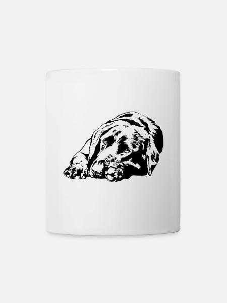 LABRADOR Retriever Labbi Hunde Portrait Wilsigns - Tasse - Weiß
