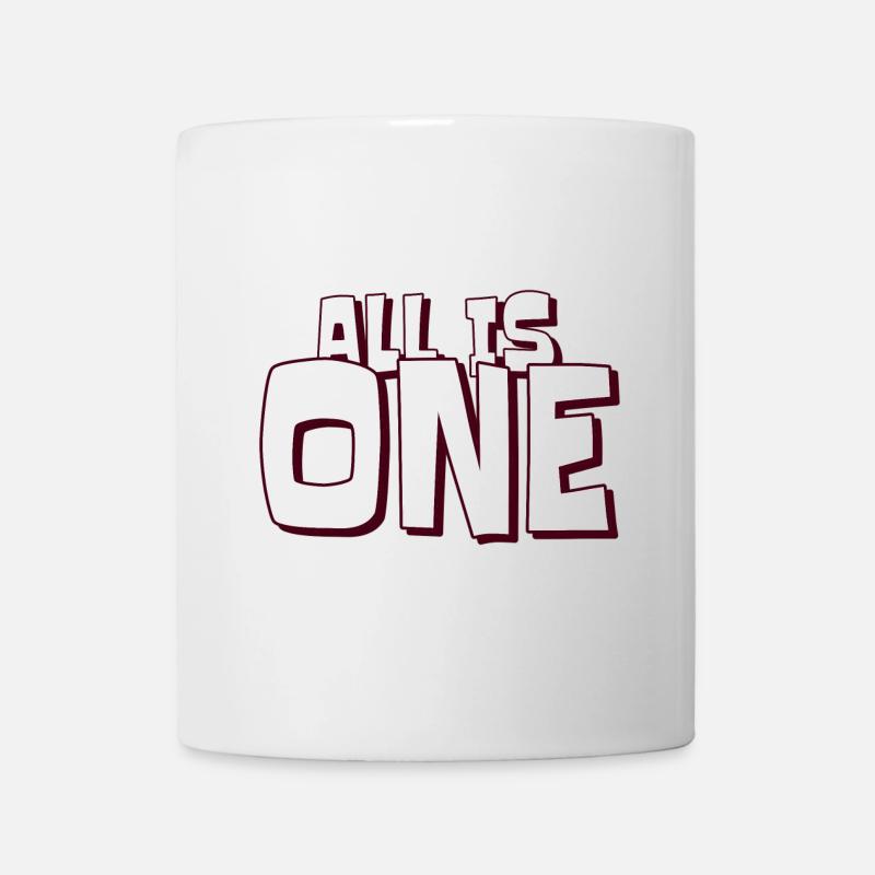 Weisheit Wohlbefinden - Tasse - Weiß