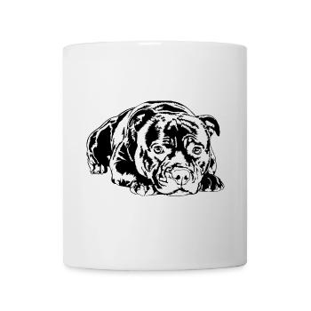 STAFFORDSHIRE BULL TERRIER Bullterrier Wilsigns - Tasse - Weiß - Vorne