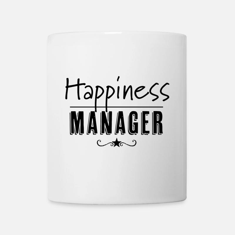 Happiness Manager - Mug - white