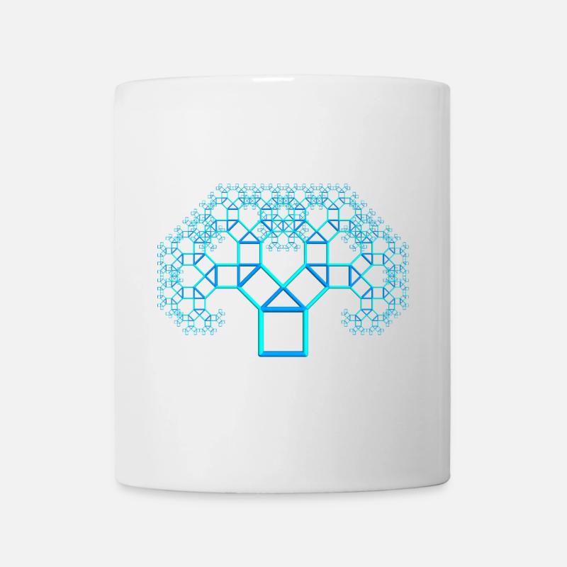 pythagoras tree - Mug - white