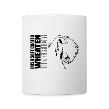 IRISH SOFT COATED WHEATEN TERRIER Profil Wilsigns - Mug blanc - blanc - Devant