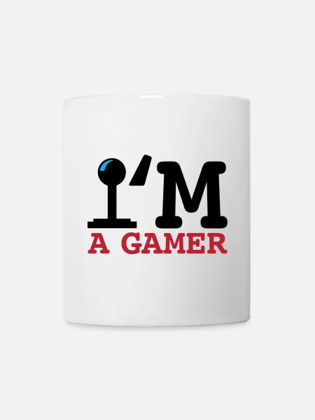 Une typographie audacieuse pour les joueurs - Mug blanc - blanc