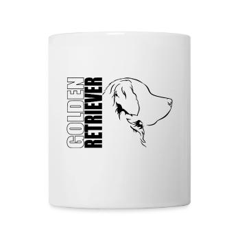 GOLDEN RETRIEVER Profil Chiens Wilsigns - Mug blanc - blanc - Devant