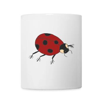 coccinelle - Mug blanc - blanc - Devant