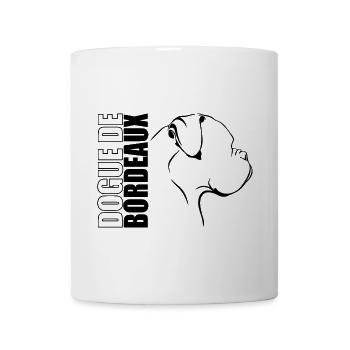 DOGUE DE BORDEAUX Profil Chiens Wilsigns - Mug blanc - blanc - Devant