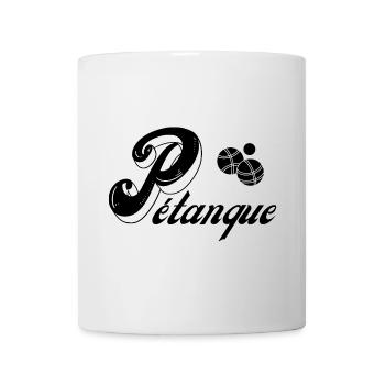 pétanque, fan de pétanque, bouliste - Mug blanc - blanc - Devant