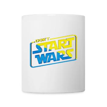 Don't start wars support Ukraine - Mug - white - Front