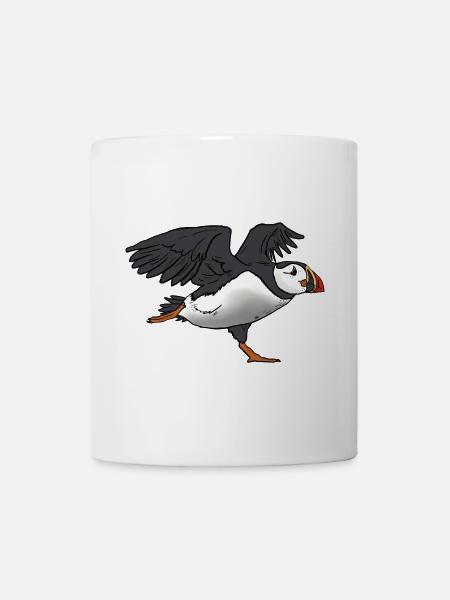 Papageientaucher - Tasse - Weiß