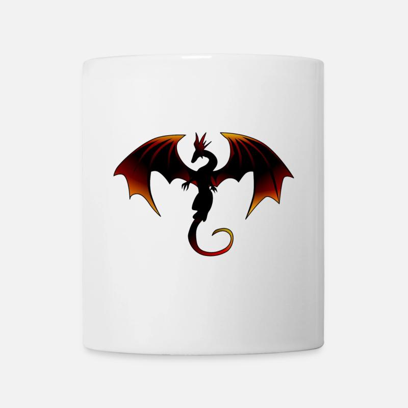Fire Dragon, Fire Dragon - Mug - white
