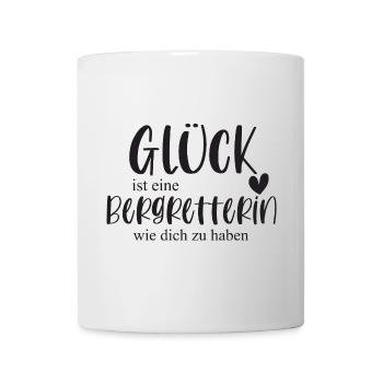 Bergretterin Berg Klettern Berg Geschenk - Tasse - Weiß - Vorne