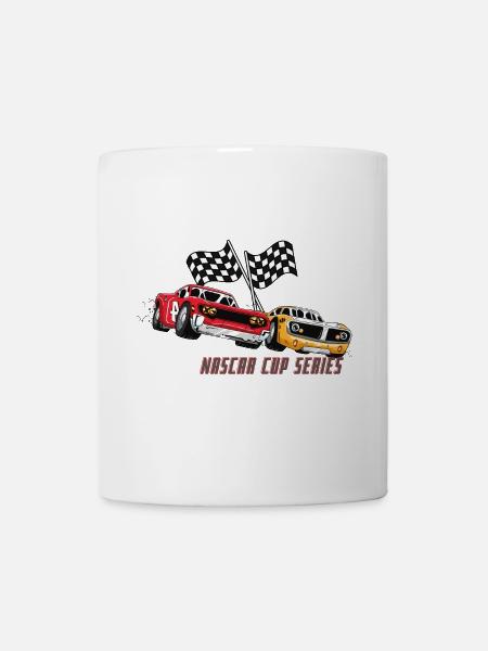 NAS CAR Cup Series Rennmotif - Tasse - Weiß