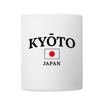 Kyoto Japan Flag Motif - Mug - white - Front