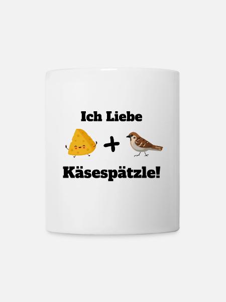 Ich Liebe Allgäuer Käsespätzle - Tasse - Weiß
